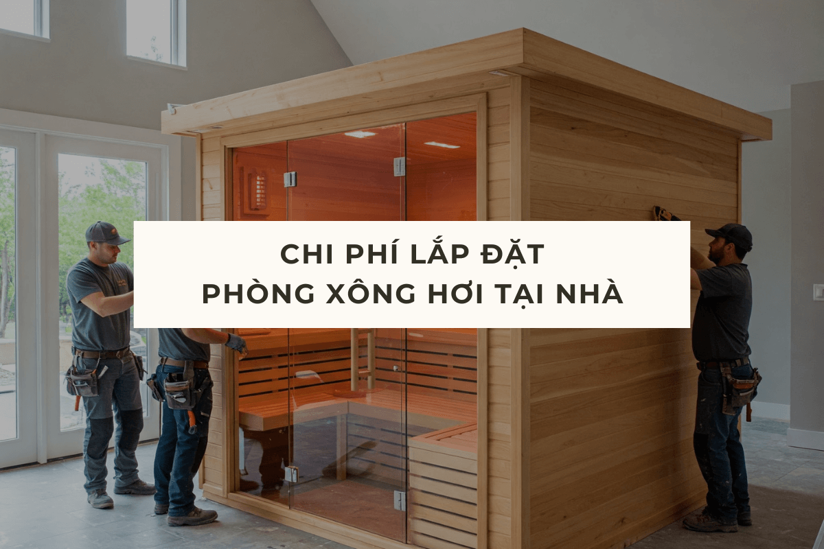 Chi phí làm phòng xông hơi tại nhà