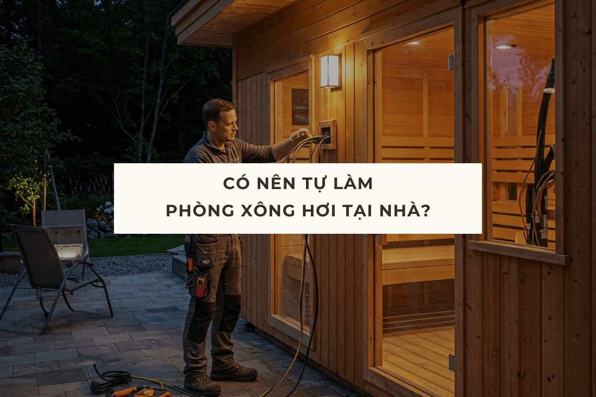 Có nên tự làm phòng xông hơi tại nhà?